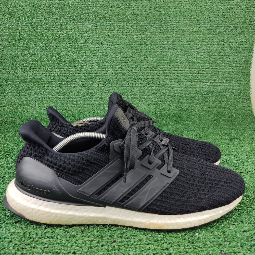 Adidas Sneakers Mens 11.5 Black Ultraboost 4.0 Core Black BB6166 Running Shoes